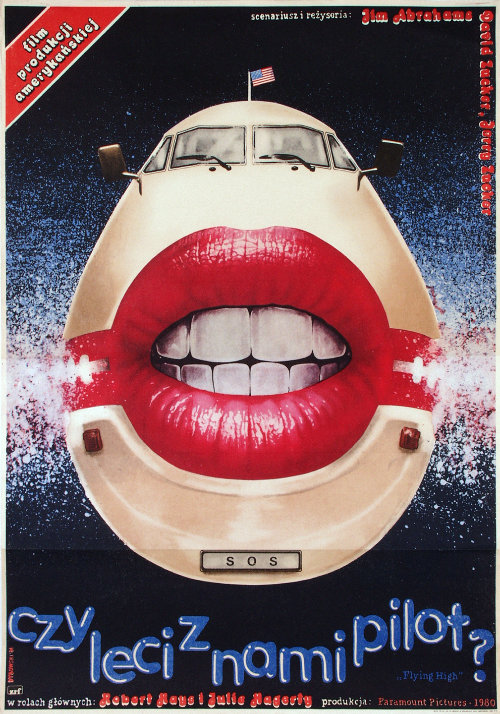 AIRPLANE polish film poster