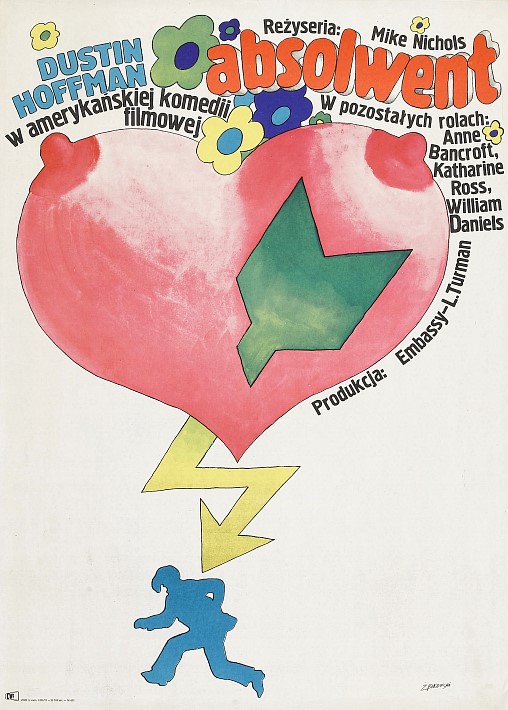 THE GRADUATE Polish Film Poster